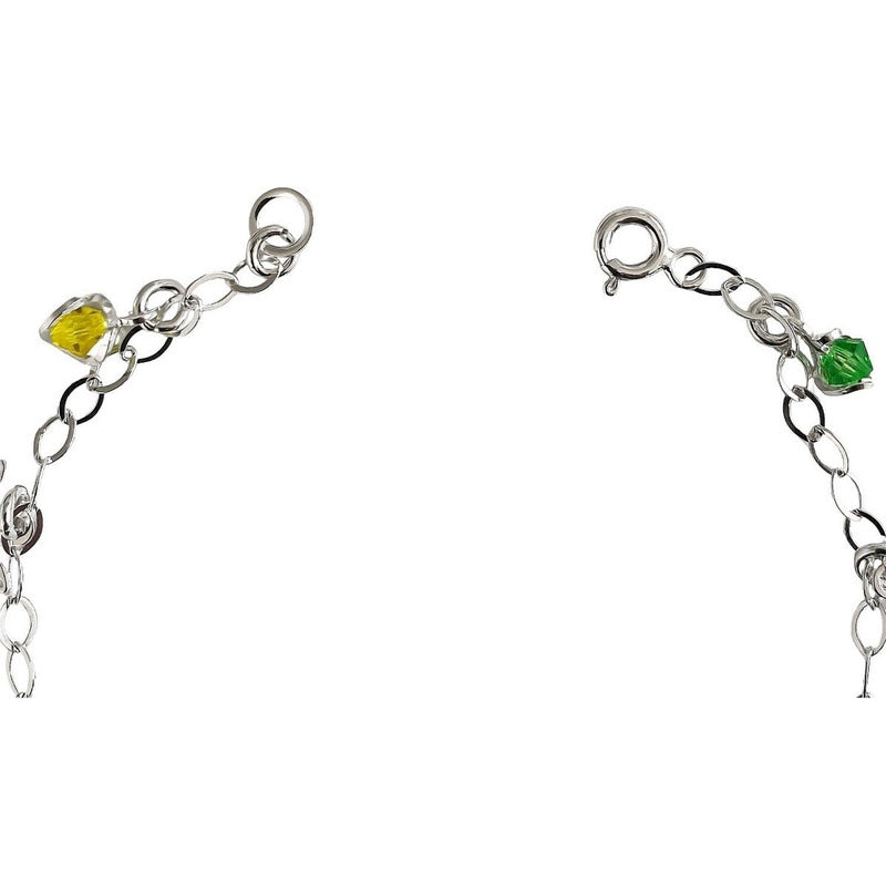 Pulsera Ajustable Mariposas Primavera Verano Plata Ley 925