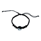 Pulsera Ajust Ying Yang Hecho A Mano Artesanal Suerte Regalo