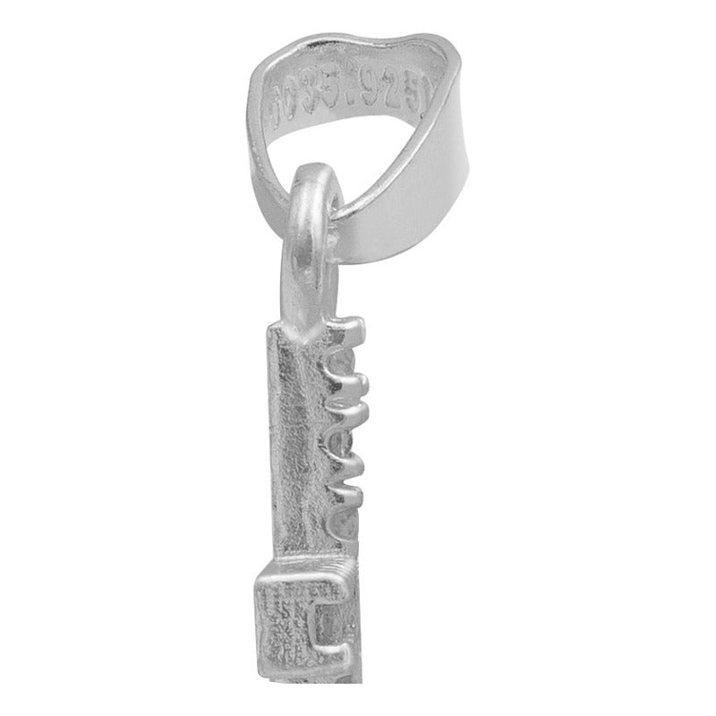 Mini Dije Cruz Pequeña Zirconia Niños Regalo Plata 925 2.2cm