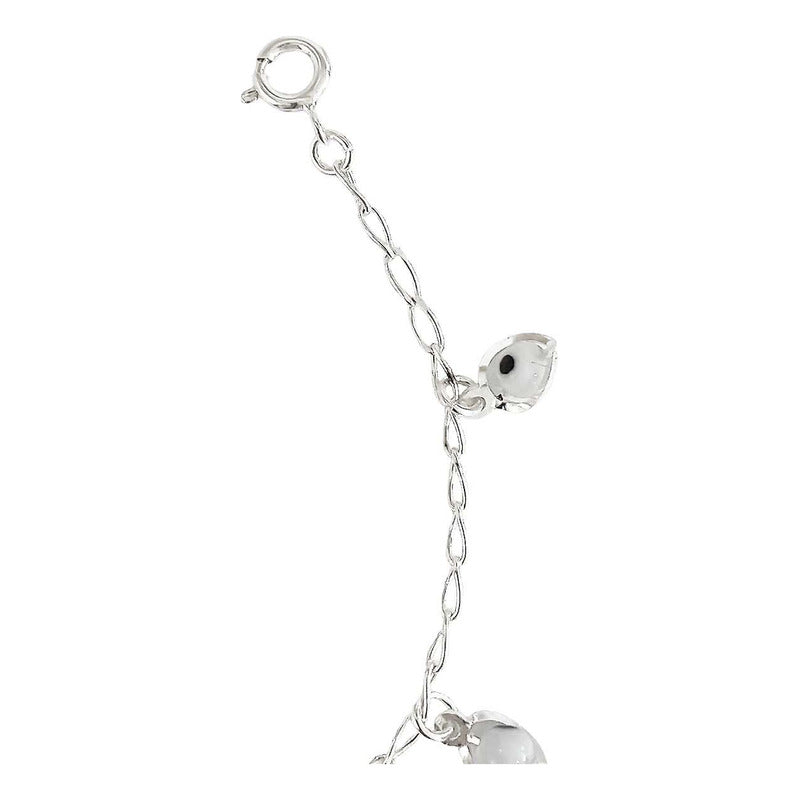 Pulsera Ojo Turco Suerte Colores Regalo Mujer Plata Ley 925