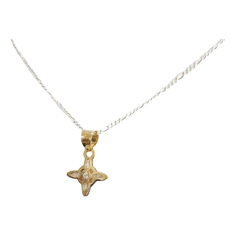 Dije Nudo De Bruja Celta Mini Oro 10k + Cadena De Regalo