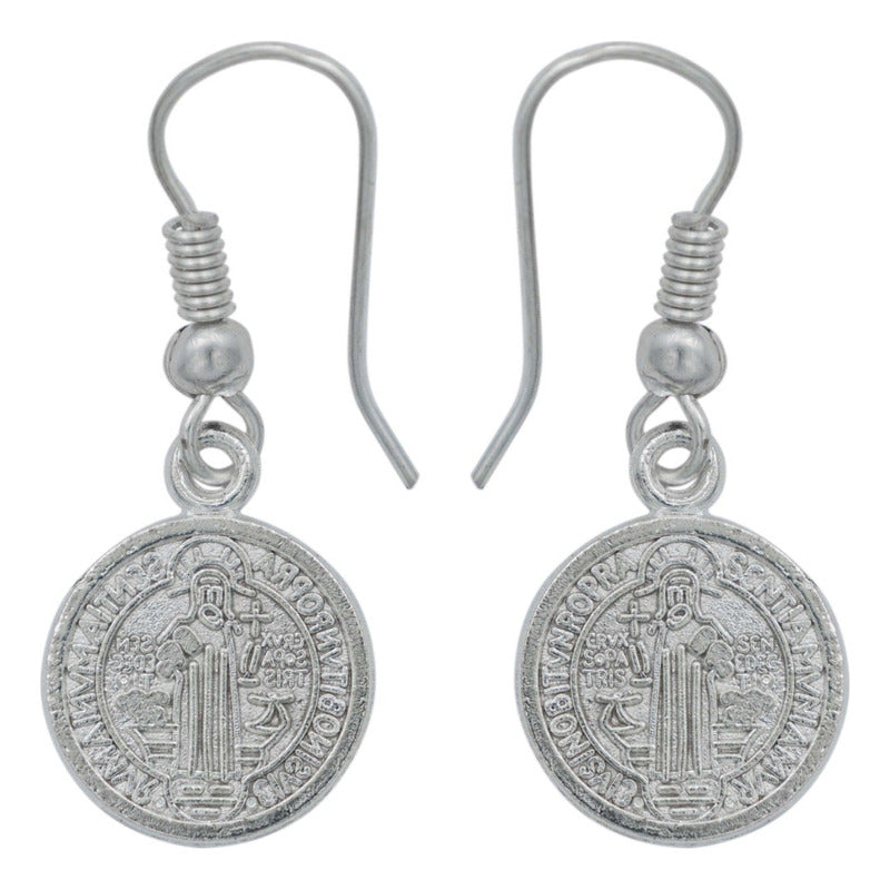 Kit 3 Pares Aretes Doble Vista Gancho San Benito Mujer