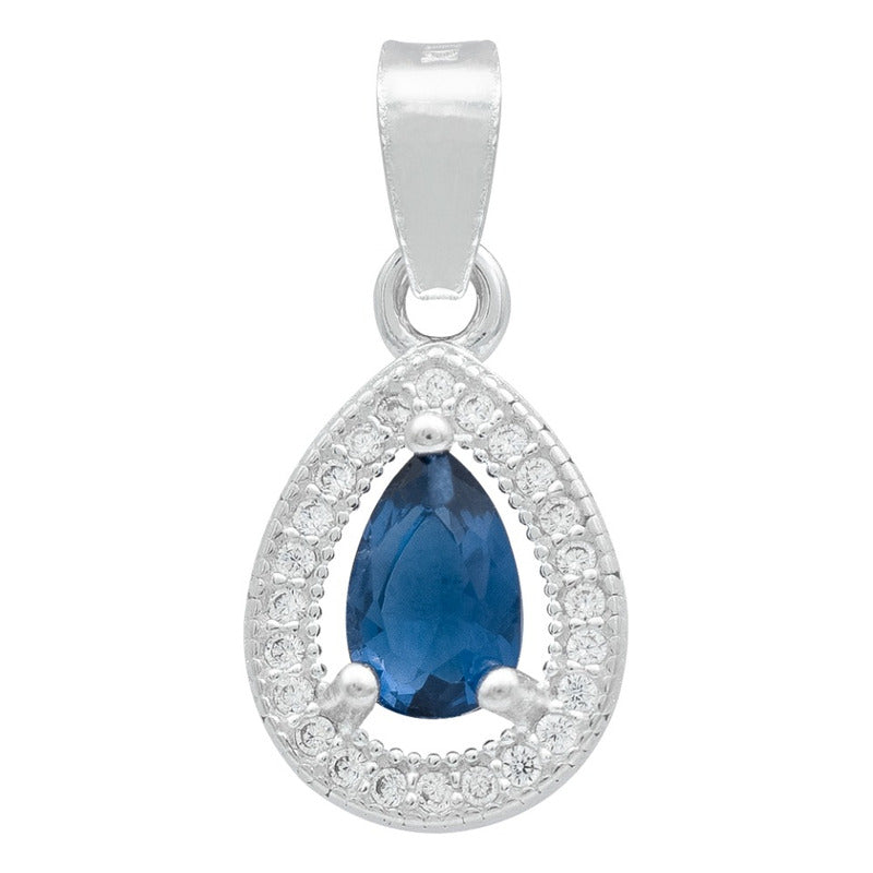 Dije Gota Chic Zirconias Mujer Regalo Joyería Moda Plata 925