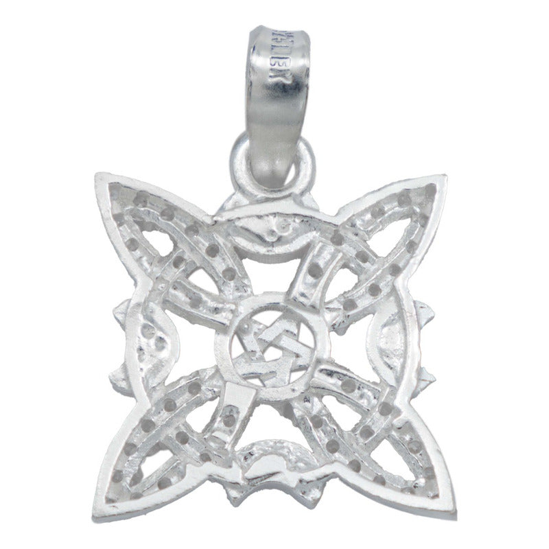 Dije Nudo Bruja Fases Lunares Estrella Hombre Mujer Plata925