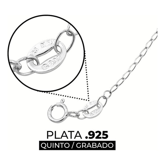 Pulsera Ajustable Plata 925 Virgen Guadalupe Bola Facetada Plateado 20 Cm