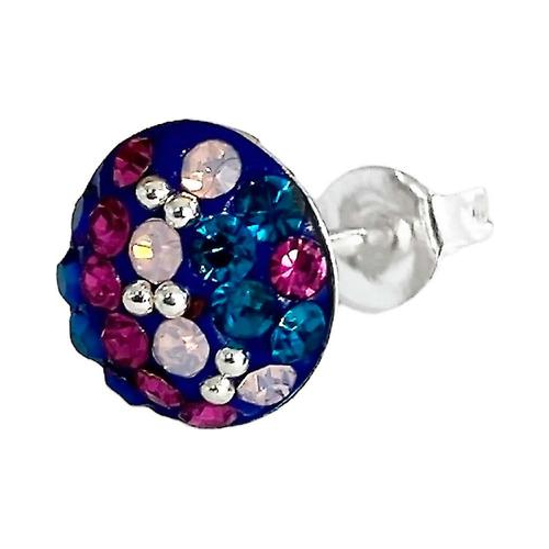 Collar Aretes Corazón Artesanal Chico Piedras Plata Ley 925