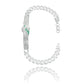 Esclava Cubana Gruesa Diamantada Hombre San Judas Plata 925