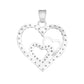 Dije Corazones Zirconias Amor Amistad Regalo Mujer Plata 925