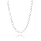 Joyaris Cadena Figaro 3x1 Plata 925 Hombre 55cm 8mm Plateado