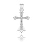 Dije Chico Cruz Zirconias Bautizo Mujer Regalo Plata 925