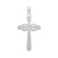 Dije Cruz Lazo Zirconias Hombre Mujer Regalo Plata 925 3.1cm