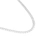 Cadena Cubana Barbada Plata 925 Hombre Mujer 60 Cm X 4 Mm Plateado