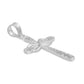 Dije Cruz Lazo Zirconias Hombre Mujer Regalo Plata 925 3.1cm