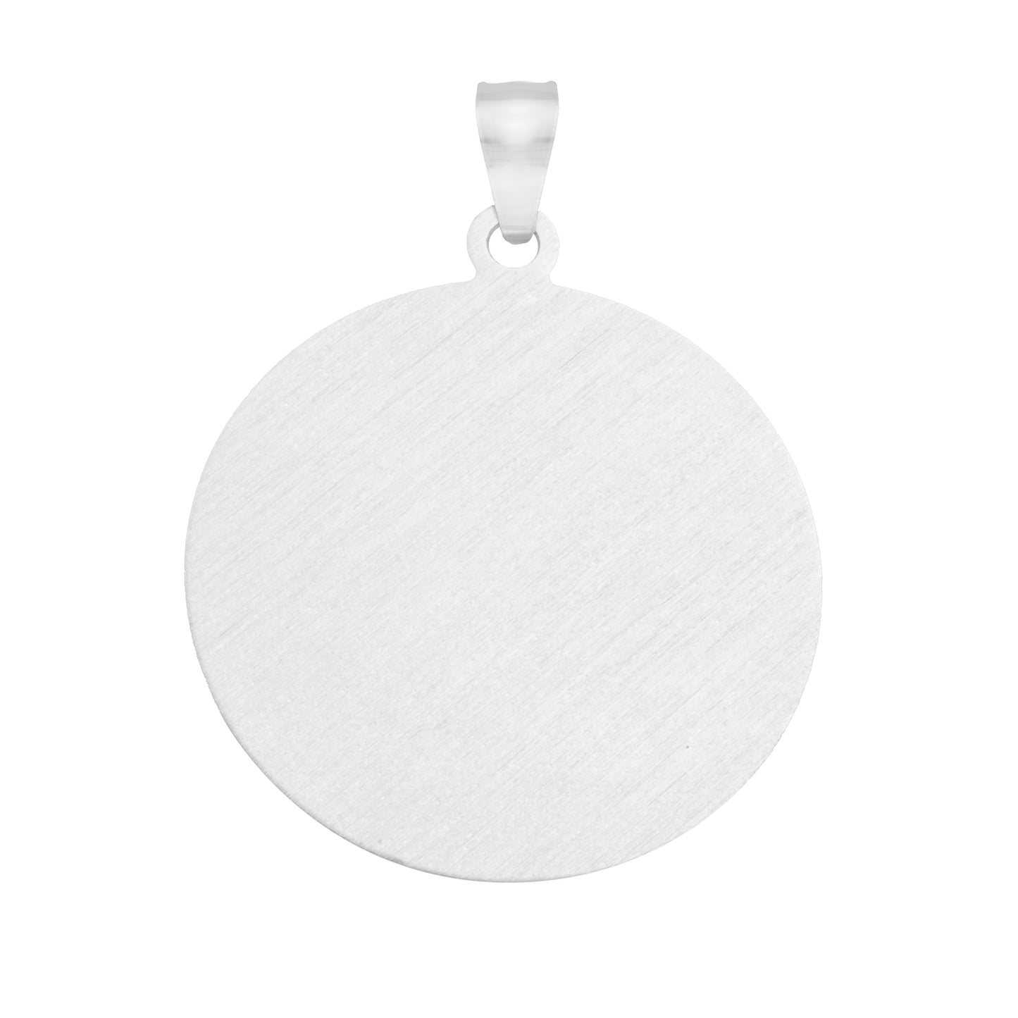 Dije Medalla Diamantada Estrella San Judas Plata 925 2.3 Cm