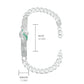 Esclava Cubana Gruesa Diamantada Hombre San Judas Plata 925