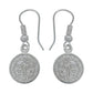 Kit 3 Pares Aretes Doble Vista Gancho San Benito Mujer
