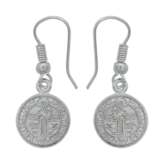 Kit 2 Pares Aretes Doble Vista Gancho San Benito Mujer