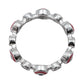 Anillo Ojo Turco Churumbela Completa Zirconias Plata 925