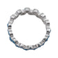 Anillo Ojo Truco Churumbela Doble Completa Mujer Plata 925