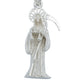 Dije Santa Muerte Liso Vista 3d Relleno De Plata Solida 925