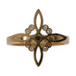 Anillo Nudo De Bruja Celta Laser  Dorado Grande Hombre Mujer