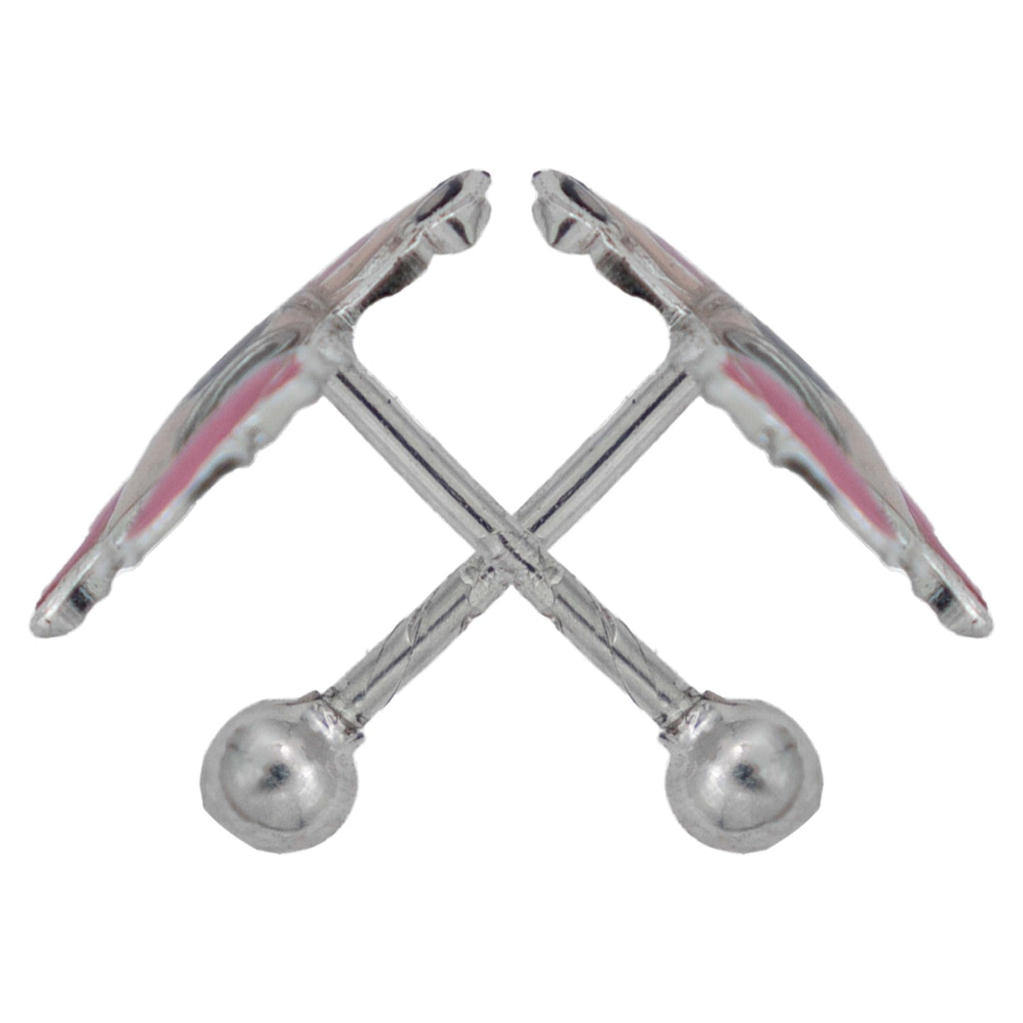Aretes Broquel Extraterrestre Niña Mujer Bolita Plata 925