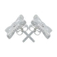 Arete Broquel Nudo Bruja Celta Clásico Liso Amuleto Plata925