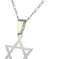 Dije Estrella De David Lisa En Plata 925 + Cadena Plata 925