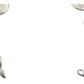 Pulsera San Benito Pequeña Medallas Plata Solida Ley 925
