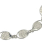 Pulsera San Benito Pequeña Medallas Plata Solida Ley 925