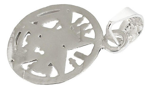 Dije Tetragramaton Plata 925 Medalla Pentagrama Mayoreo