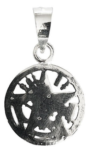 Dije Tetragramaton Plata 925 Medalla Pentagrama Mayoreo