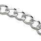 Cadena Cubana Gruesa Plata 925 Hombre Barbado 60cm X 4mm