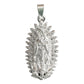 Dije Virgen De Guadalupe Mediano Zirconias Plata 925