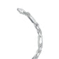 Pulsera Gruesa Torsal Figaro Hombre Plata Italy 925 4 Mm
