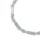 Pulsera Gruesa Torsal Figaro Hombre Plata Italy 925 5 Mm