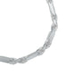 Pulsera Gruesa Torsal Figaro Hombre Plata Italy 925 5 Mm