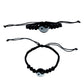 2 Pzs Pulsera Ying Yang Hecho Mano Artesanal Suerte Regalo