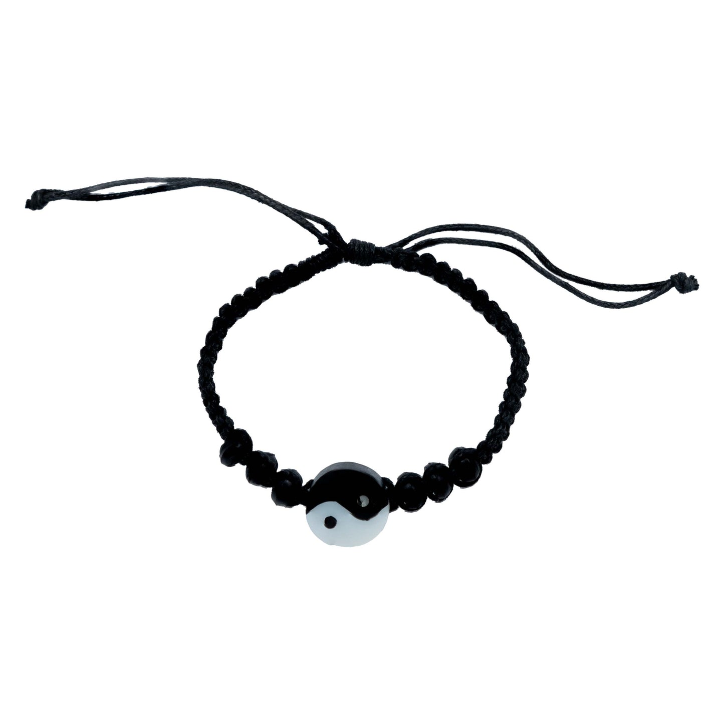 2 Pzs Pulsera Ying Yang Hecho Mano Artesanal Suerte Regalo
