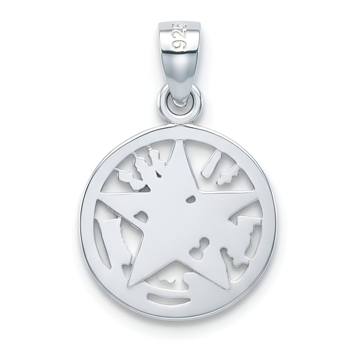Dije Tetragramaton Plata 925 Medalla Pentagrama Mayoreo