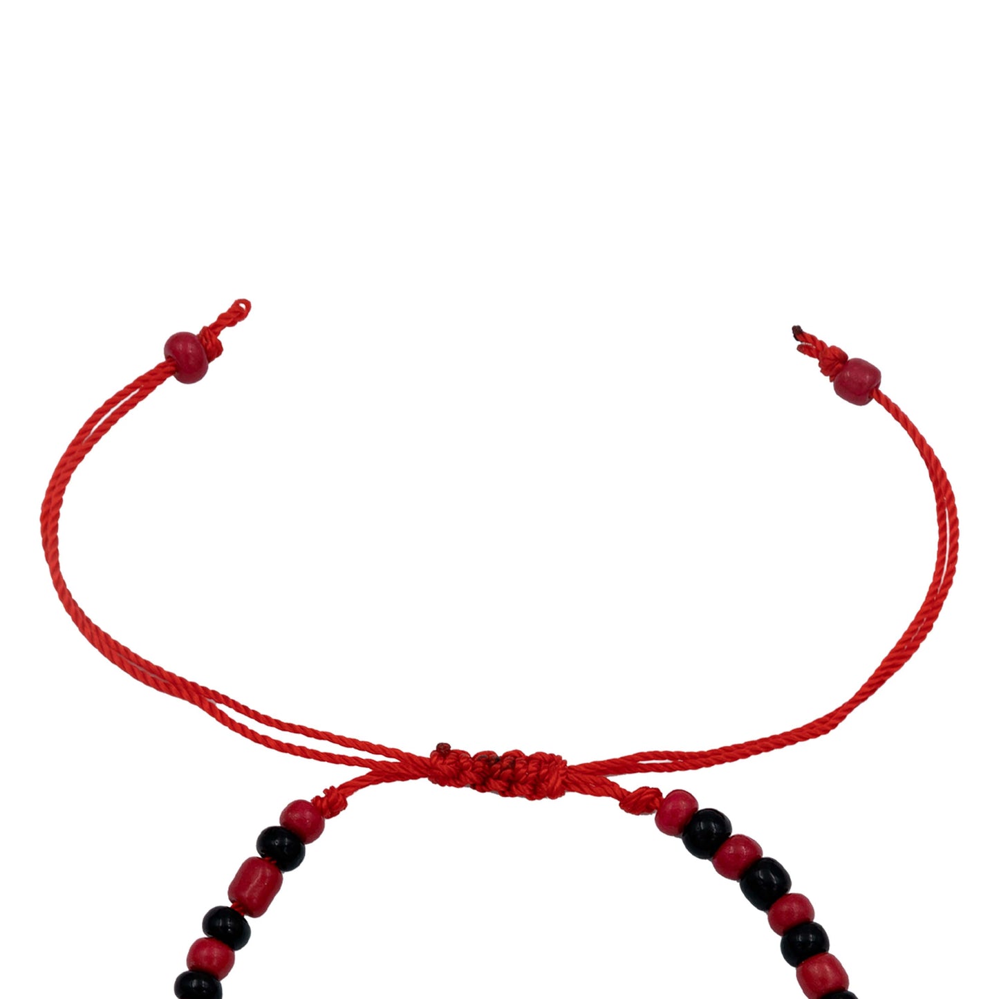 Pulsera Ajustable Ojo Turco Suerte Protección Liston Rojo