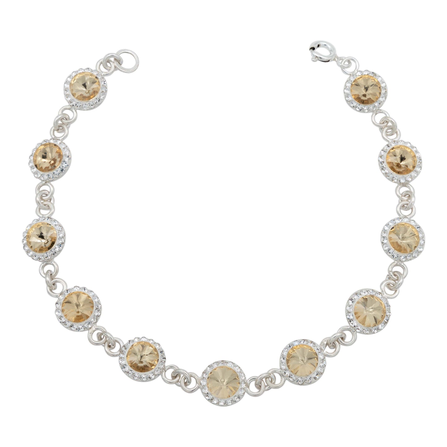 Pulsera Zirconias Piedras Mujer Dama Amor Regalo Plata 925