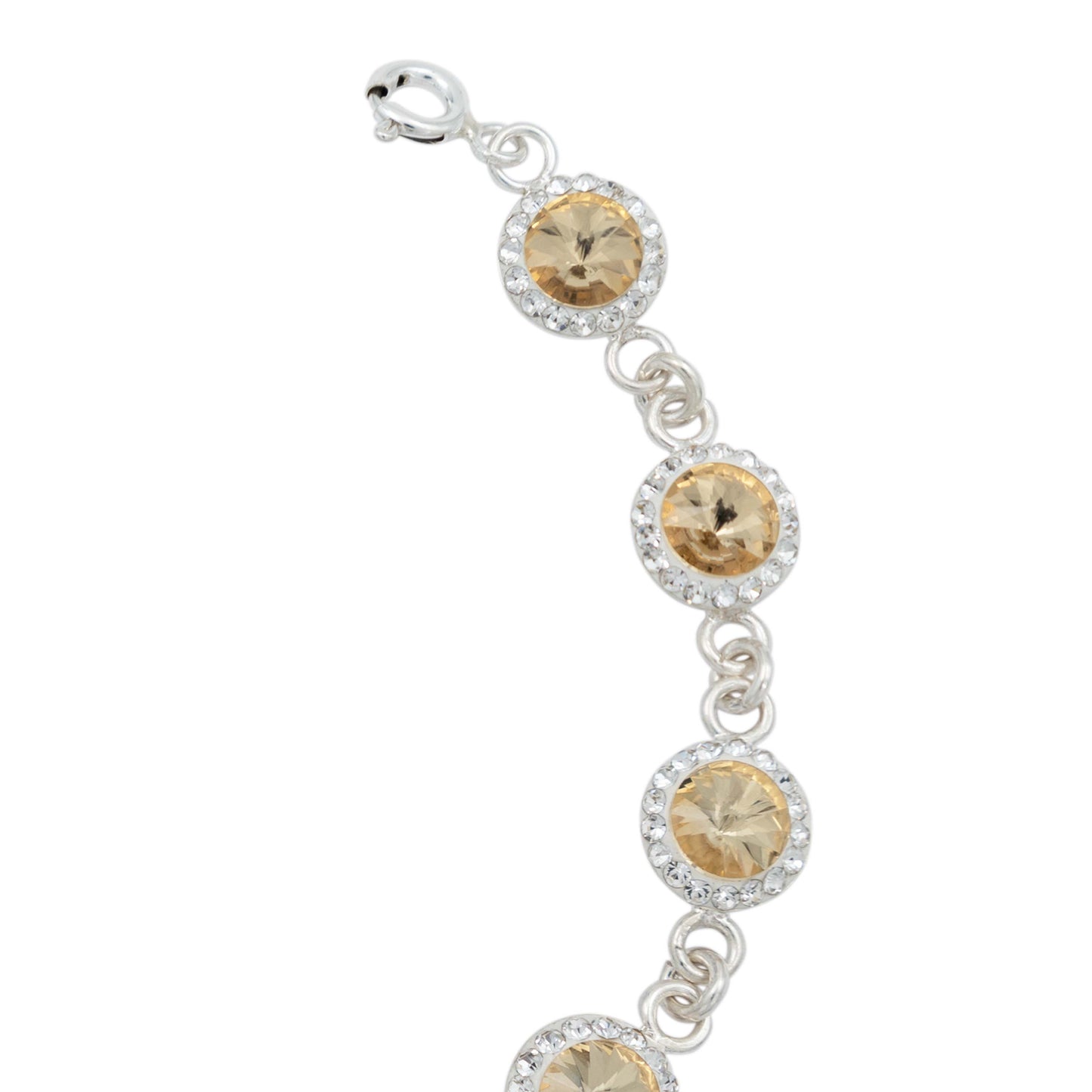 Pulsera Zirconias Piedras Mujer Dama Amor Regalo Plata 925
