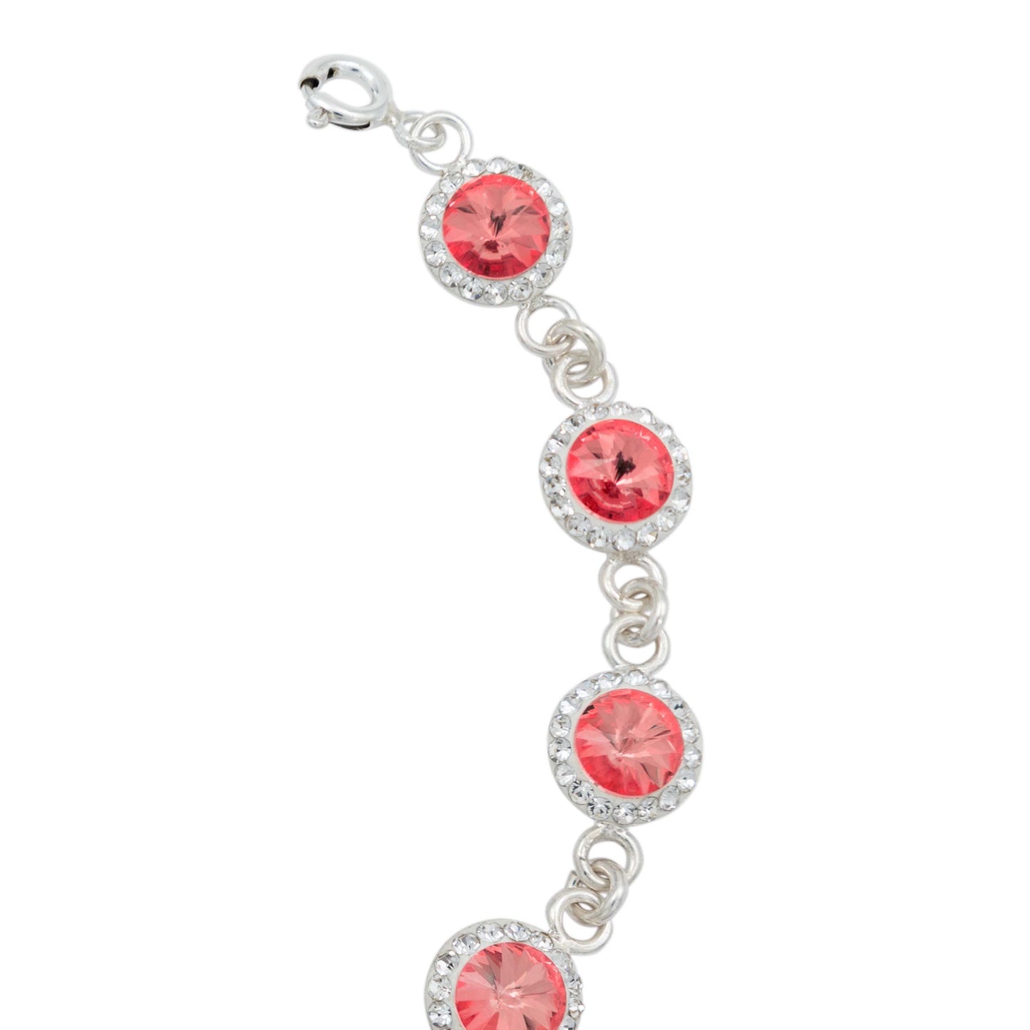 Pulsera Zirconias Piedras Mujer Dama Amor Regalo Plata 925