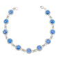 Pulsera Zirconias Piedras Mujer Dama Amor Regalo Plata 925