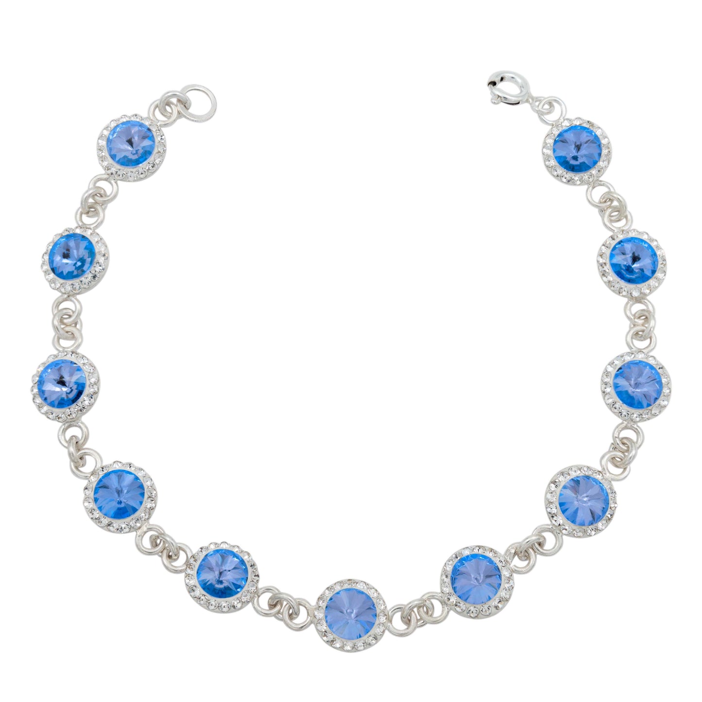 Pulsera Zirconias Piedras Mujer Dama Amor Regalo Plata 925