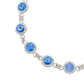 Pulsera Zirconias Piedras Mujer Dama Amor Regalo Plata 925
