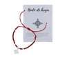 Pulsera Nudo Bruja Ajustable Artesanal Zirconias Plata S925