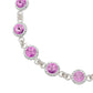 Pulsera Zirconias Piedras Mujer Dama Amor Regalo Plata 925