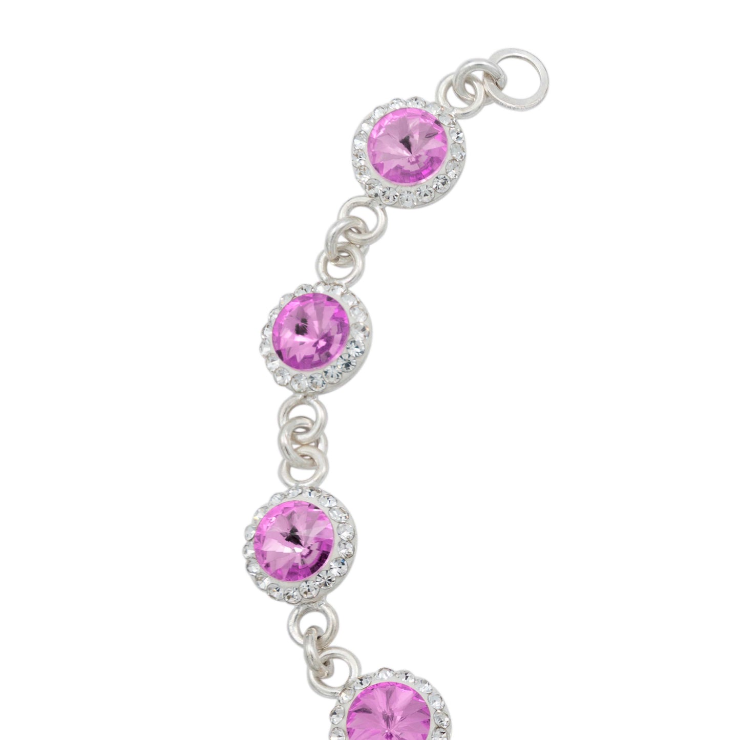Pulsera Zirconias Piedras Mujer Dama Amor Regalo Plata 925